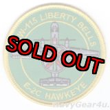 画像: VAW-115 LIBERTY BELLS E-2Cショルダーバレットパッチ（ベルクロ有無）