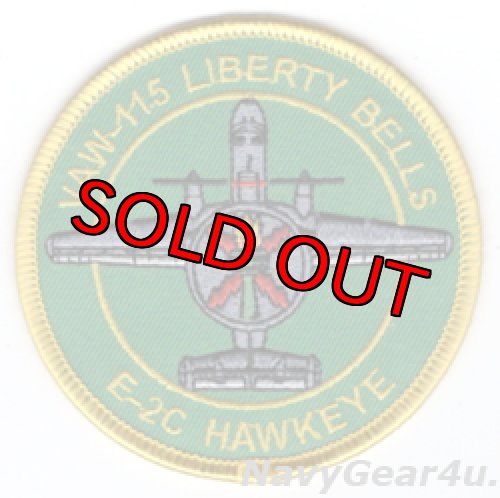 画像1: VAW-115 LIBERTY BELLS E-2Cショルダーバレットパッチ（ベルクロ有無）