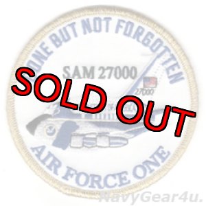 画像: VC-137C "AIR FORCE ONE" 2001年退役記念パッチ（デッドストック）