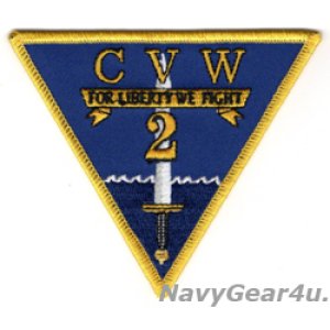 画像: CVW-2部隊パッチ（現行Ver./ベルクロ有無）