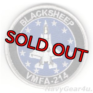 画像: VMFA-214 BLACK SHEEP F-35Bショルダーバレットパッチ(ベルクロ付き)