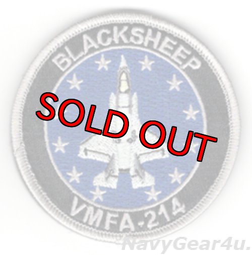 画像1: VMFA-214 BLACK SHEEP F-35Bショルダーバレットパッチ（ベルクロ付き）