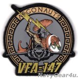 画像: VFA-147 ARGONAUTS F-35C PVCショルダーパッチ（ベルクロ付き）