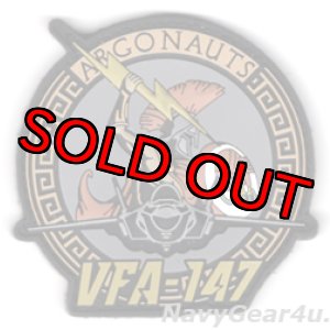 画像: VFA-147 ARGONAUTS F-35C PVCショルダーパッチ（ベルクロ付き）