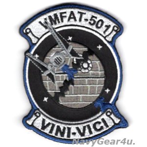 画像: VMFAT-501 WARLORDS部隊パッチ(タイファイターVer./ベルクロ付き）