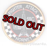 画像: VMFA-312 CHECKER BOARDS F/A-18Cショルダーバレットパッチ（2022〜/ベルクロ付き）