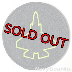 画像: VMFA-314 BLACK KNIGHTS F-35Cショルダーバレットパッチ（ブラックアウトVer./ベルクロ付き）