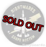 画像: VMFAT-502 NIGHTMARES F-35Bショルダーバレットパッチ（ブラックアウトVer./ベルクロ付き）