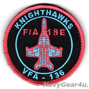 画像: VFA-136 KNIGHTHAWKS キーウエストDET 2022展開記念ショルダーバレットパッチ（ベルクロ付き）