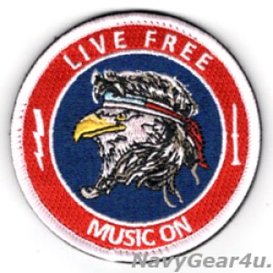 画像: VAQ-140 PATRIOTS LIVE FREE MUSIC ONショルダーパッチ（ベルクロ付き）