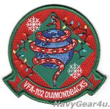 画像: VFA-102 DIAMONDBACKS HOLIDAY部隊パッチ（ベルクロ有無）