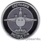 画像: VAW-120 GREYHAWKS E-2C/D INSTRUCTOR（教官用）ショルダーバレットパッチ（ベルクロ有無）