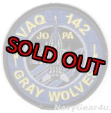画像: VAQ-142 GRAY WOLVES JOPAショルダーバレットパッチ（ベルクロ有無）