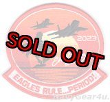 画像: 18WG/67FS FIGHTING COCKS 2023年部隊解散/F-15C運用終了記念パッチ（ベルクロ付き）