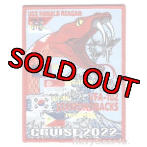 画像: VFA-102 DIAMONDBACKS/CVN-76 ウエストパッククルーズ2022記念パッチ