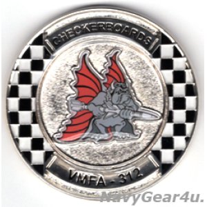 画像: VMFA-312 CHECKER BOARDSチャレンジコイン