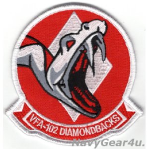 画像: VFA-102 DIAMONDBACKS SNAKE HEAD部隊パッチ（ベルクロ有無）