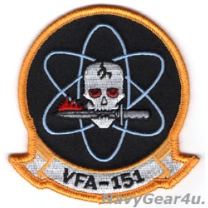 画像: VFA-151 VIGILANTES部隊パッチ(現行Ver./ベルクロ有無)