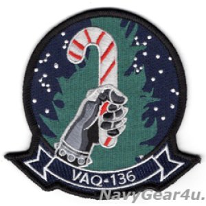 画像: VAQ-136 GAUNTLETS HOLIDAY部隊パッチ（ベルクロ有無）