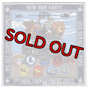 画像: VFA-31 TOMCATTERS/CVW-8/CVN-78 1stリアルディプロイメント・クルーズ2023記念パッチ