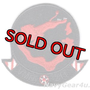 画像: VMFA-211 WAKE ISLAND AVENGERS部隊パッチ（ブラックアウトVer./ベルクロ付き）