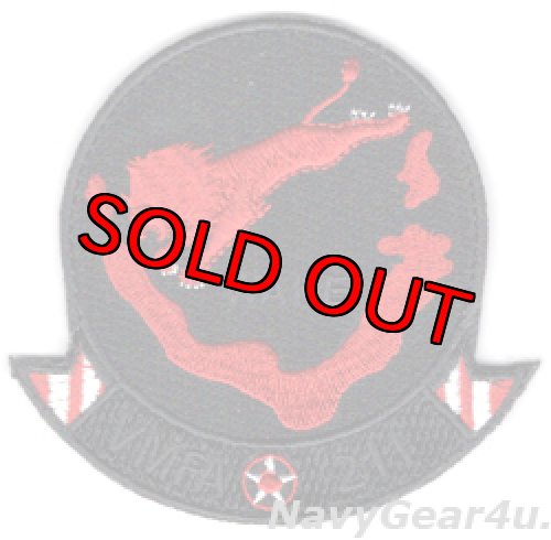 画像1: VMFA-211 WAKE ISLAND AVENGERS部隊パッチ（ブラックアウトVer./ベルクロ付き）