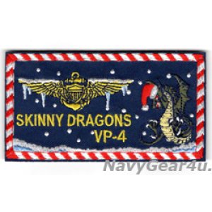 画像: VP-4 SKINNY DRAGONS HOLIDAYファン用パイロットネームタグ（ベルクロ付き）