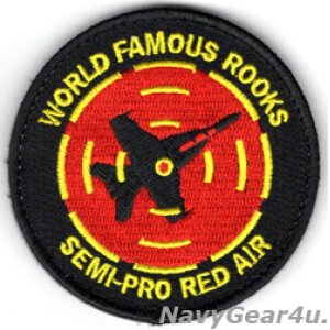 画像: VAQ-137 ROOKS RED AIR 仮想敵任務EA-18Gショルダーバレットパッチ（ベルクロ付き）