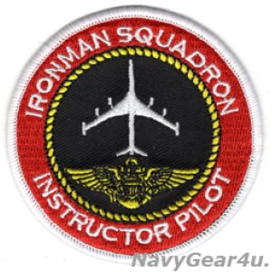 画像: VQ-3 IRONMAN E-6BマーキュリーINSTRUCTOR PILOTショルダーパッチ（ベルクロ有無）