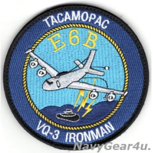 画像: VQ-3 IRONMAN E-6BマーキュリーTACAMOPACショルダーパッチ（ベルクロ付き）