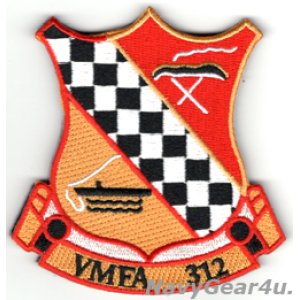 画像: VMFA-312 CHECKER BOARDS THROWBACK部隊パッチ（ベルクロ付き）