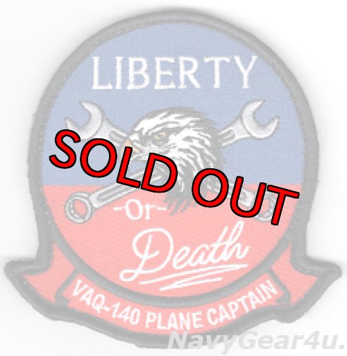 画像1: VAQ-140 PATRIOTS EA-18G PLANE CAPTAINパッチ（ベルクロ付き）
