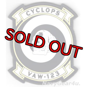 画像: VAW-123 SCREWTOPS "CYCLOPS"PVC部隊パッチ（ベルクロ付き）