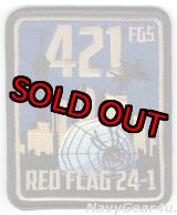 画像: 388FW/421FGS BLACK WIDOWS RED FLAG 24-1参加記念パッチ（Ver.1/ベルクロ付き）