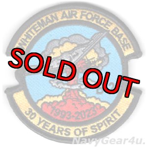 画像: USAF 509BW B-2A運用30周年記念パッチ（ベルクロ付き）