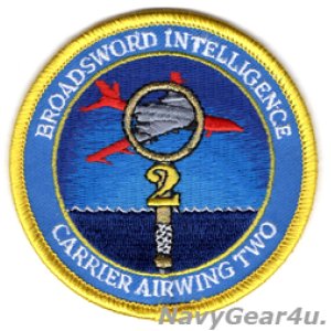 画像: CVW-2 "BROADSWORD INTELLIGENCE"ショルダーバレットパッチ（ベルクロ有無）
