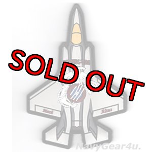 画像: VMFA-122 THE FLYING LEATHERNECKS F-35B PVCショルダーパッチ(ベルクロ付き)