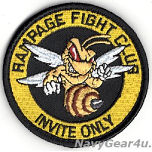 画像: VAQ-138 YELLOW JACKETS RAMPAGE FIGHT CLUB ショルダーバレットパッチ（ベルクロ有無）