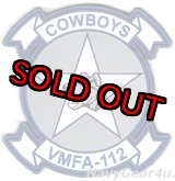 画像: VMFA-112 COWBOYS PVC部隊パッチ（ベルクロ付き）