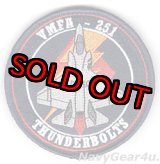 画像: VMFA-251 THUNDERBOLTS F-35Cショルダーバレットパッチ（ベルクロ付き）