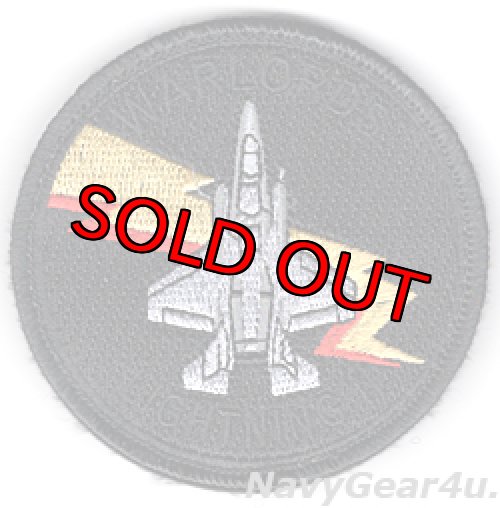 画像1: VMFAT-501 WARLORDS F-35Bショルダーバレットパッチ（ブラックアウトVer./ベルクロ付き）