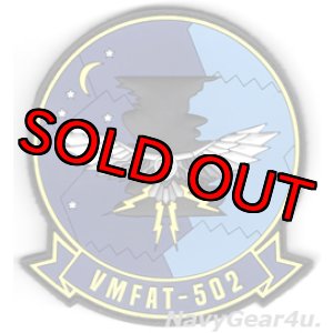 画像: VMFAT-502 NIGHTMARES PVC部隊パッチ(ベルクロ付き）