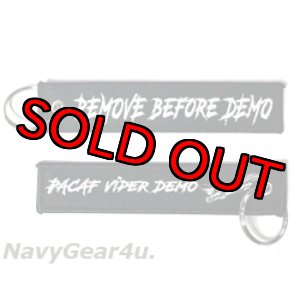 画像: PACIFIC AIR FORCES F-16 DEMONSTRATION TEAM "REMOVE BEFORE DEMO"キーリング(1個）