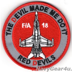 画像: VMFA-232 RED DEVILS F/A-18ショルダーバレットパッチ（ベルクロ付き）