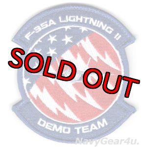 画像: USAF ACC F-35A LIGHTNING II DEMO TEAMパッチ（ベルクロ付き）