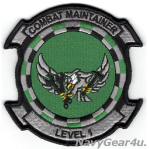 画像: VFA-195 DMBUSTERS COMBAT MAINTAINER "LEVEL1"パッチ（ベルクロ有無）