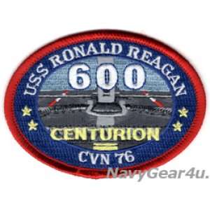 画像: CVN-76ロナルド・レーガン600センチュリオンパッチ