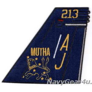 画像: VFA-213 BLACK LIONS 2023年度MUTHAアワード受賞記念垂直尾翼パッチ（ベルクロ有無）