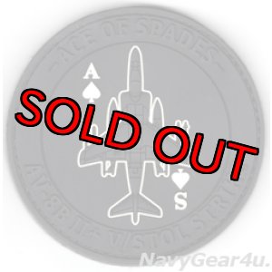 画像: VMA-231 ACE OF SPADES AV-8BハリアーII+ PVCショルダ―バレットパッチ（ベルクロ付き）