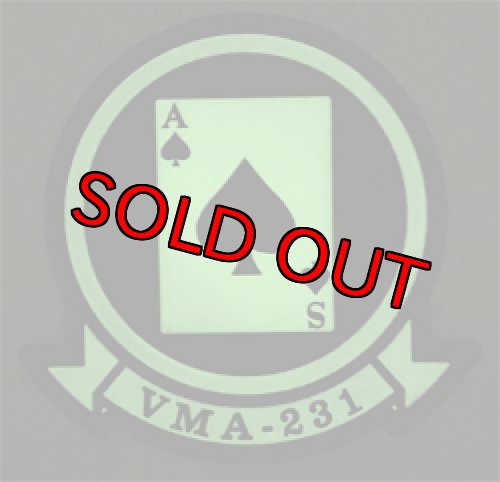 画像2: VMA-231 ACE OF SPADES PVC部隊パッチ（ベルクロ付き）